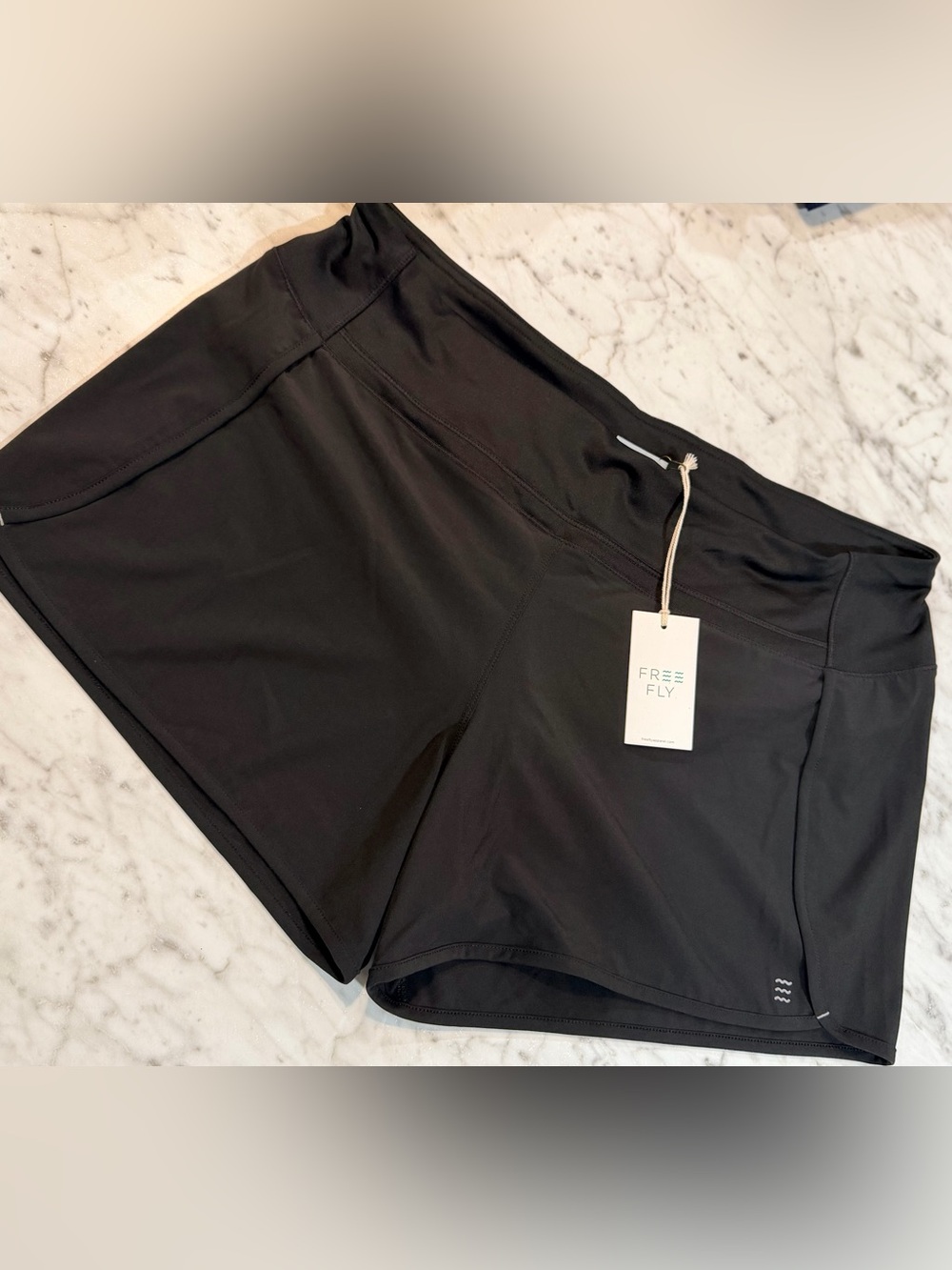 Free Fly Women’s Bamboo Lined Breeze Shorts, Black, NWT!